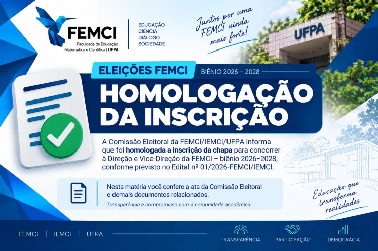 Comissão Eleitoral homologa inscrição de chapa para as Eleições da FEMCI – Biênio 2026–2028